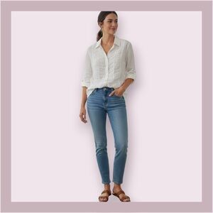 Sundance White Button Down Shirt